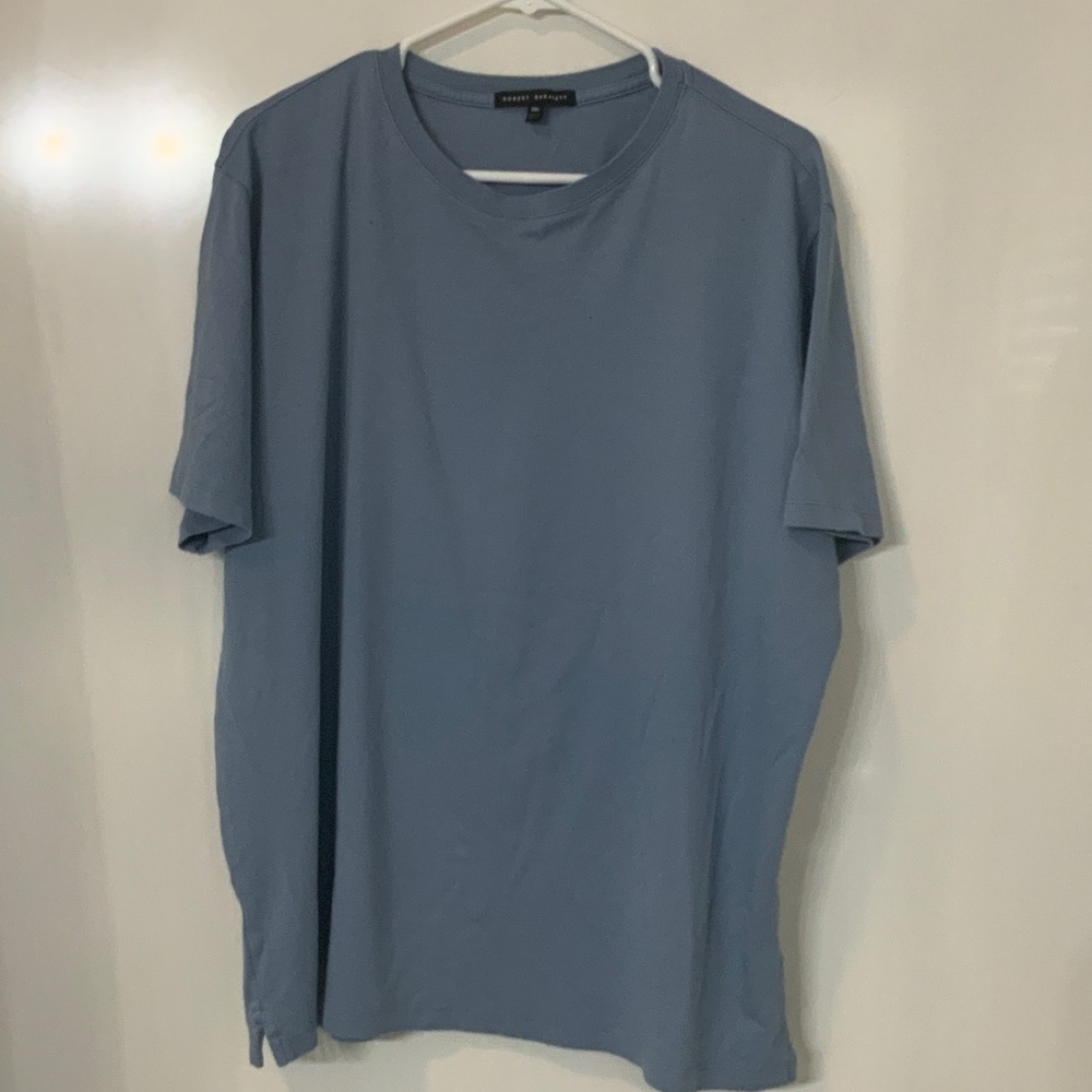 Robert Barakett Men's Light Blue Short Sleeve Tee
